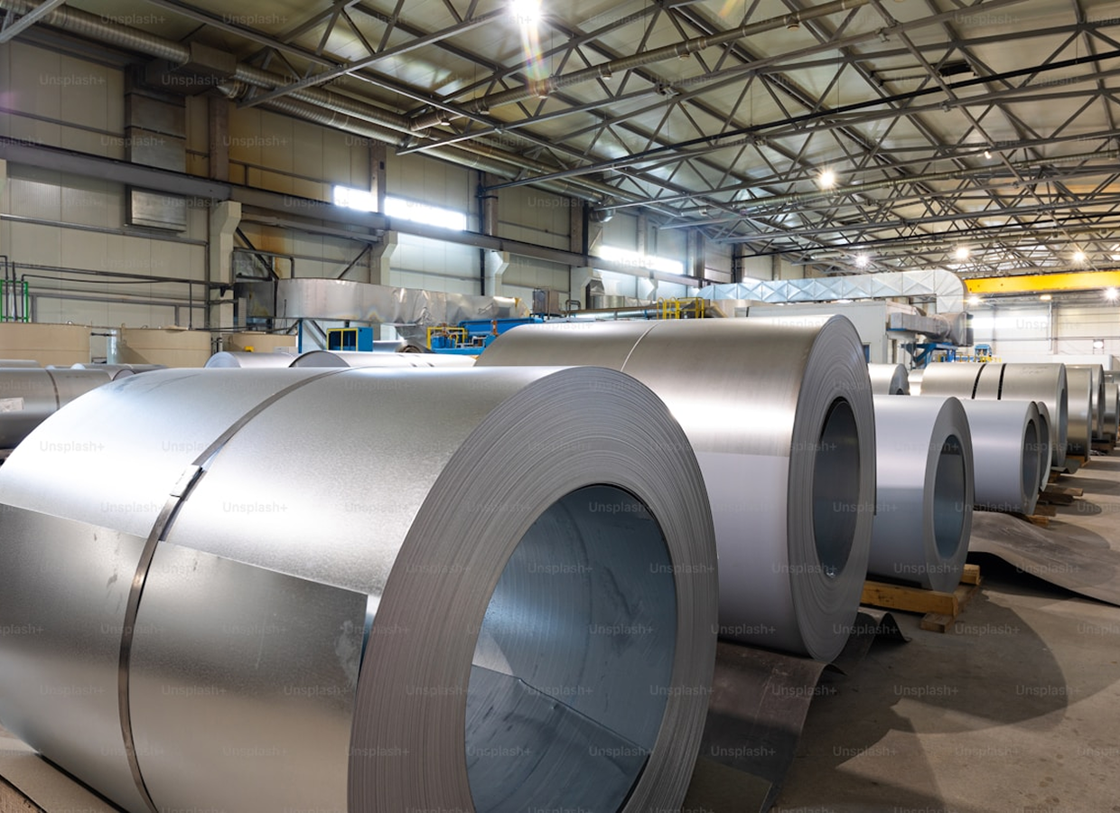 Rolls of sheet metal
