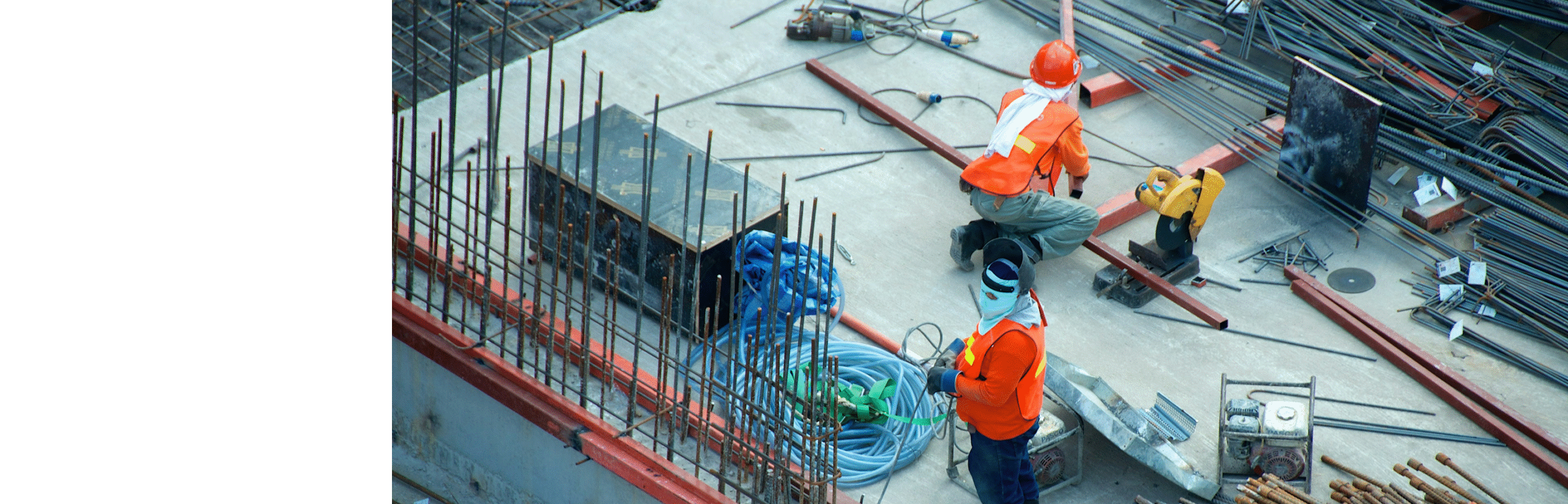 Men working with metal